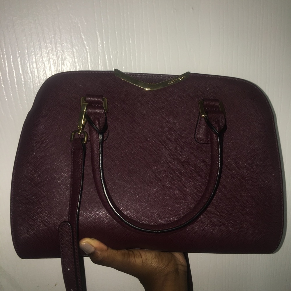Purple Calvin Klein bag